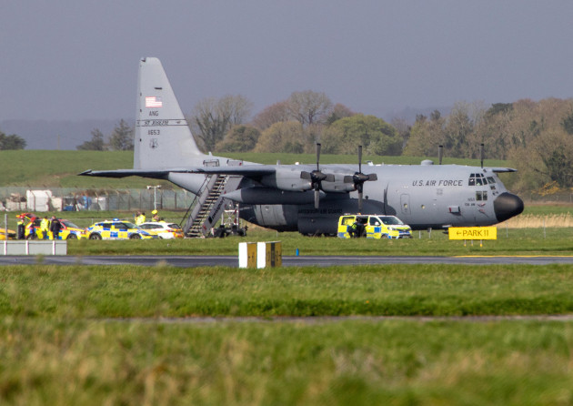 Man attacked US military airplane with hatchet at Shannon Airport this morning