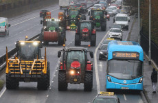 Tractors cause traffic disruption in Belfast with go-slow convoy protesting fuel prices