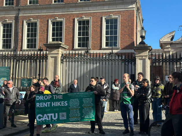 'We are living in vile conditions': Dublin City Council housing tenants protest rent hike