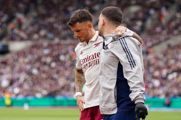 Blow for Arsenal as Ben White ruled out for rest of season