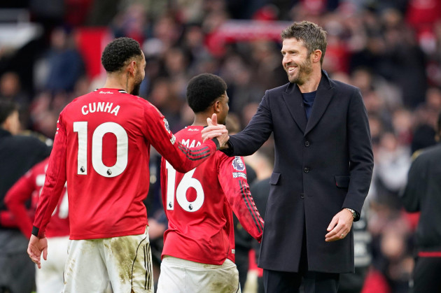 Matheus Cunha says Michael Carrick ‘deserves’ to stay on as United head coach