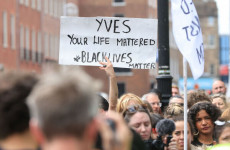 Yves Sakila's family call for postmortem report as large protest takes place outside Dáil