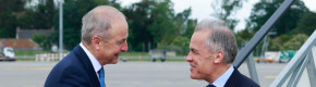 Canada prime minister Mark Carney arrives in Ireland for meetings with Taoiseach and President