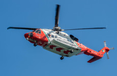 Diver winched to safety by coast guard after diving group stranded on cliffs in Kenmare Bay