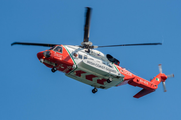 Diver winched to safety by coast guard after diving group stranded on cliffs in Kenmare Bay