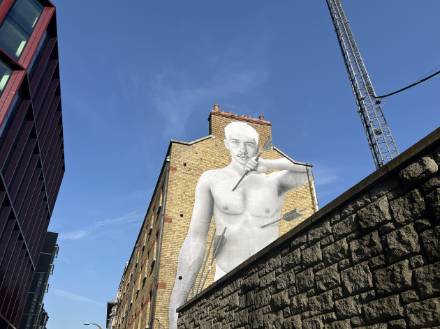 Irish street artist Joe Caslin unveils new 50ft mural ahead of Pride weekend in Dublin