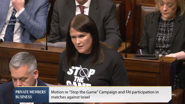 Dáil debate on Israel game told of killing of Gaza