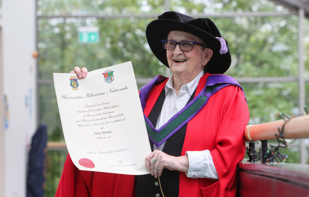 77-year-old mother and baby home survivor and human rights advocate awarded PhD in Galway