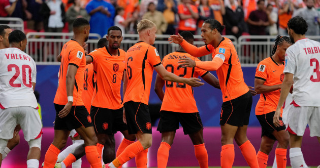 Netherlands finish top with win over Tunisia, Japan and Sweden share points in Dallas