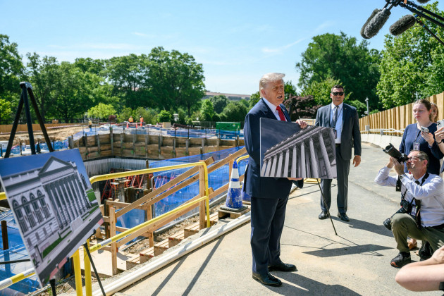 Trump's ballroom costs soar to $600m according to leaked report