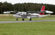 You won't see this plane flying very low to the ground again