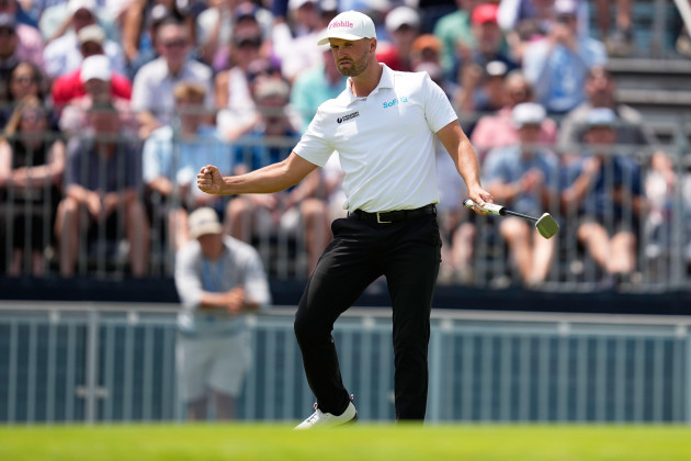 Clark holds four-shot lead at midway point of US Open as Lowry faces cut