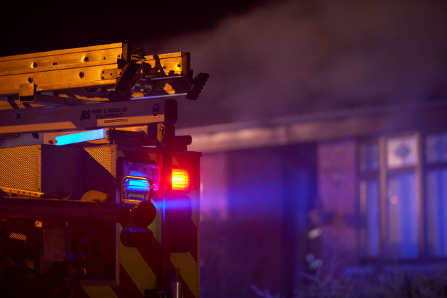 Emergency services respond to fire in Wicklow Mountains Thick smoke can be seen from Dublin.