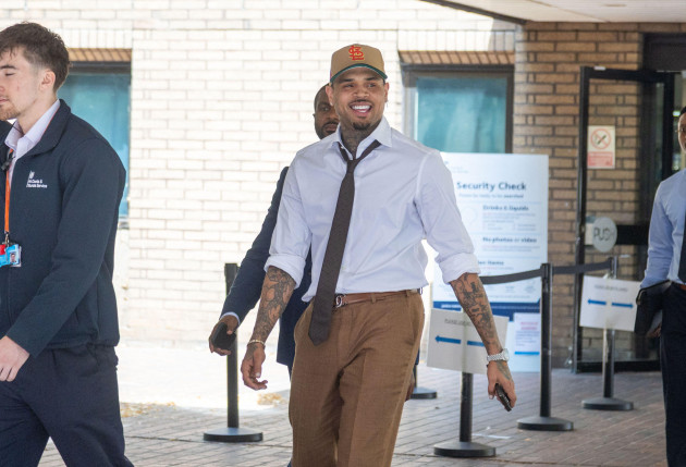 Chris Brown pleads guilty to affray over 'vicious' bottle attack at London club