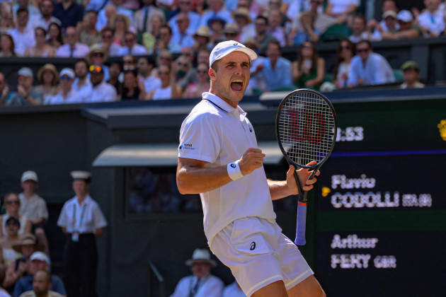 Britain's Fery becomes first Wimbledon wildcard to reach semi-finals in 25 years