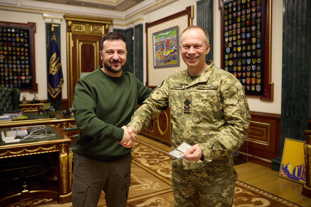 Ukraine president Volodymyr Zelenskyy sacks army chief after days of protests