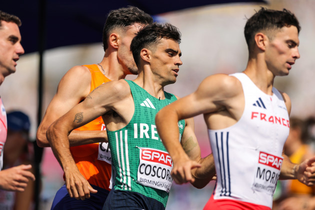 Andrew Coscoran delivers fourth European Championships medal for Ireland with 1500m bronze