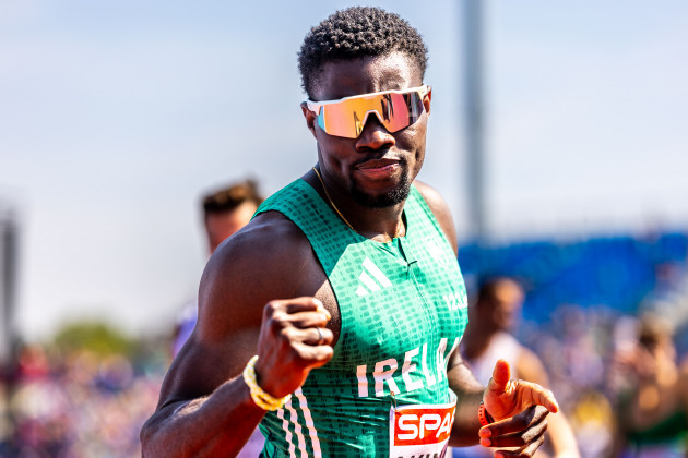 Bori Akinola clocks fastest heat time to progress in 100m at Europeans