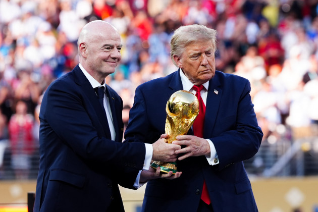 Donald Trump warns of ‘terrible mistake’ if Fifa replaces Gianni Infantino