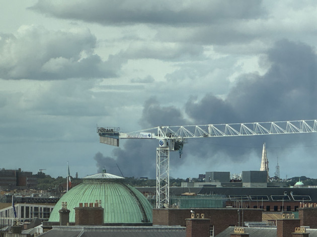 Five fire engines deployed to tackle blaze at industrial site in north Co Dublin