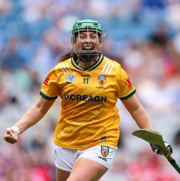 Antrim overpower Laois to land All-Ireland intermediate camogie title