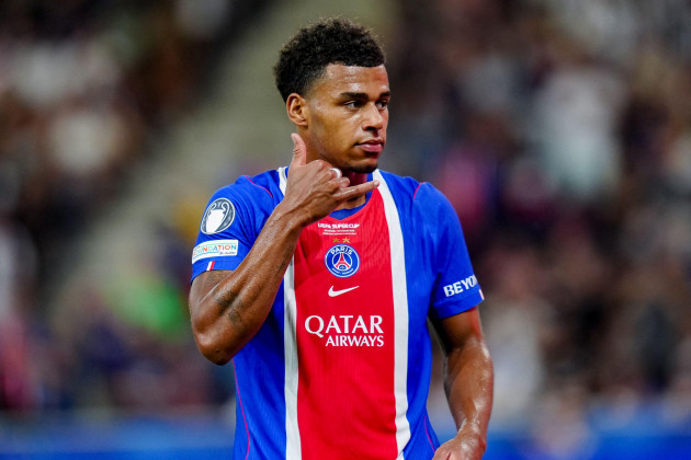 Doue hits winner as PSG edge out Aston Villa to claim Super Cup title