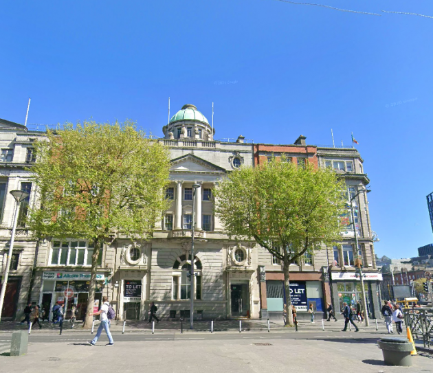 The Ulster Bank building on O'Connell Street could soon be turned into a shop and restaurant